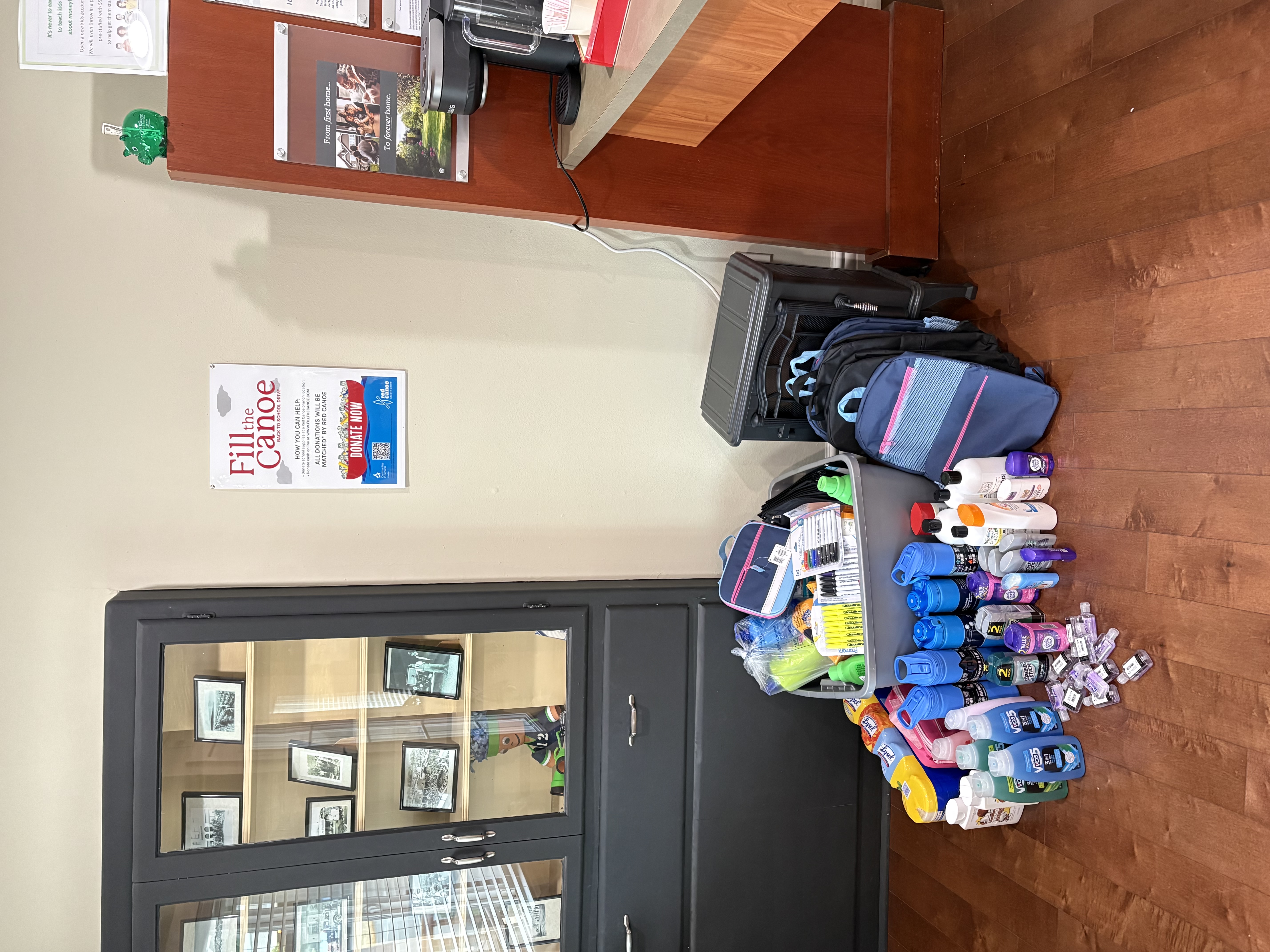 school drive donations